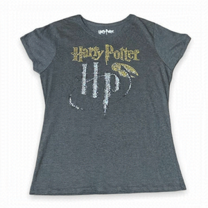 NWT Women’s Harry Potter Sorcerer t-shirt short sleeve Jerry Leigh Grey Size XL